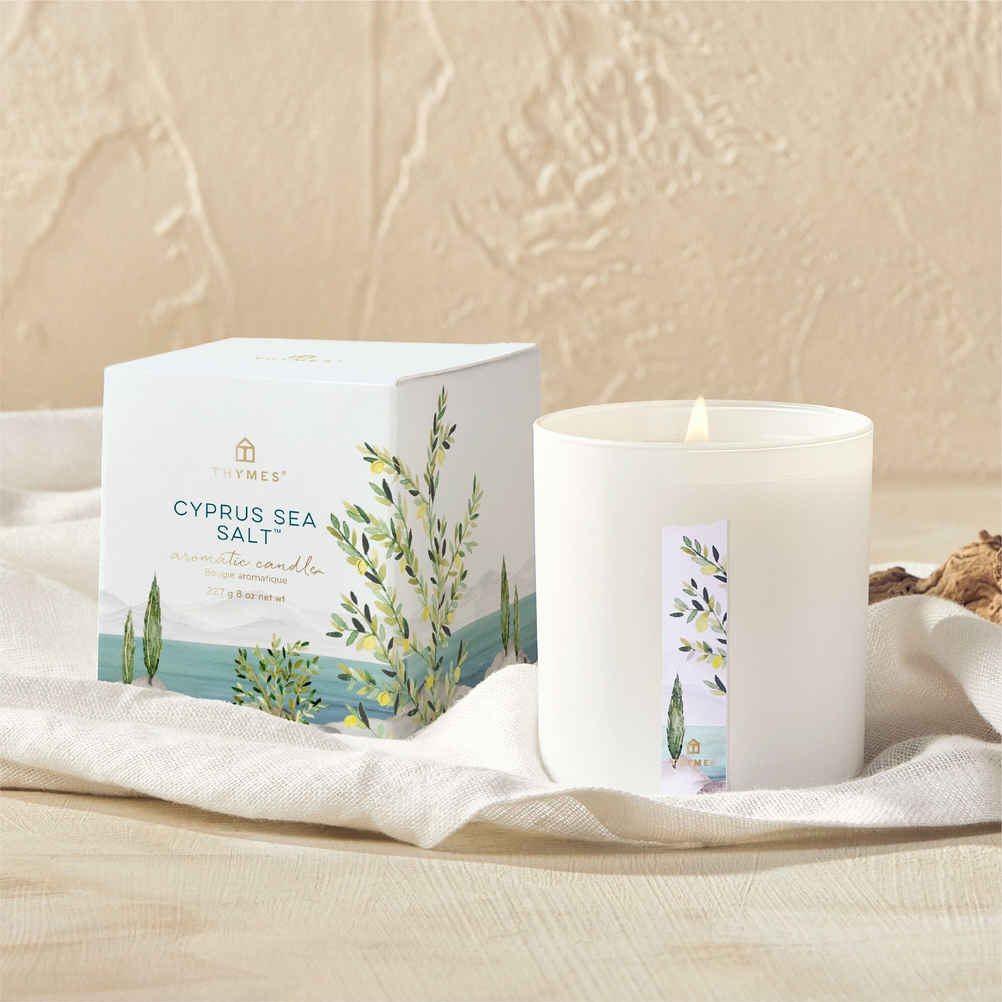 Alternative view of Cyprus Sea Salt Poured Candle