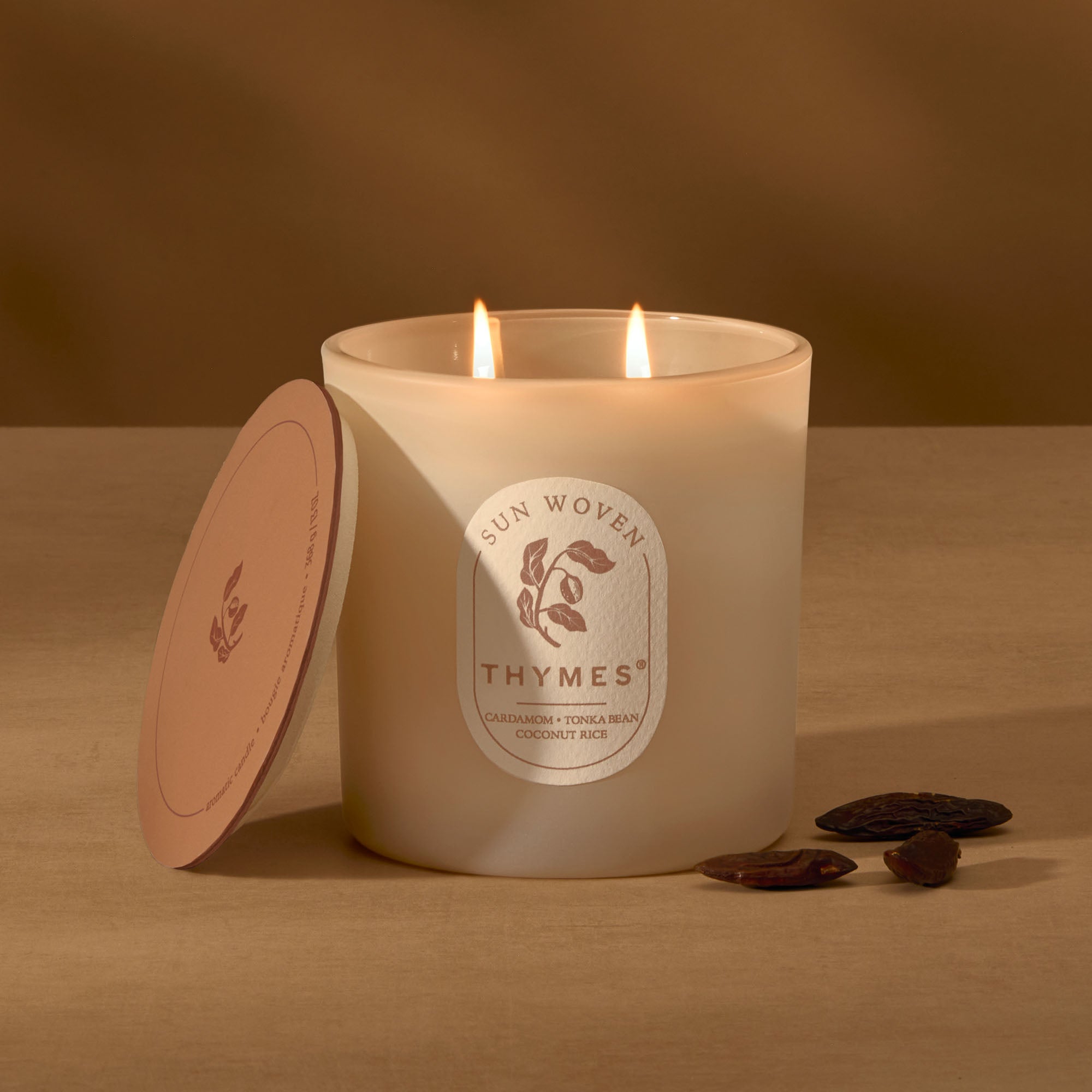 Alternative view of Sun Woven 13 oz 2-Wick Candle