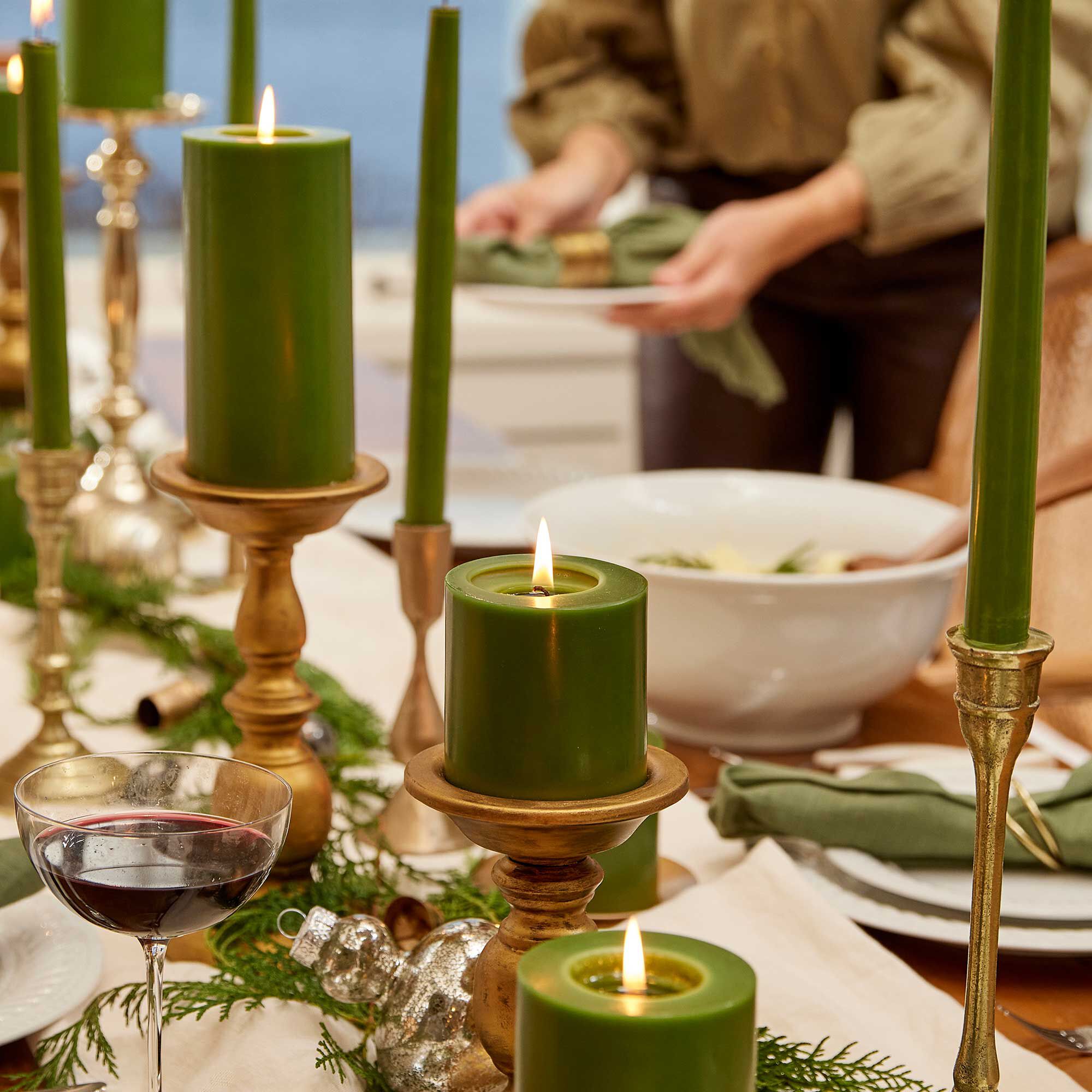 Frasier Fir Pillar Candle, Small - Image 4