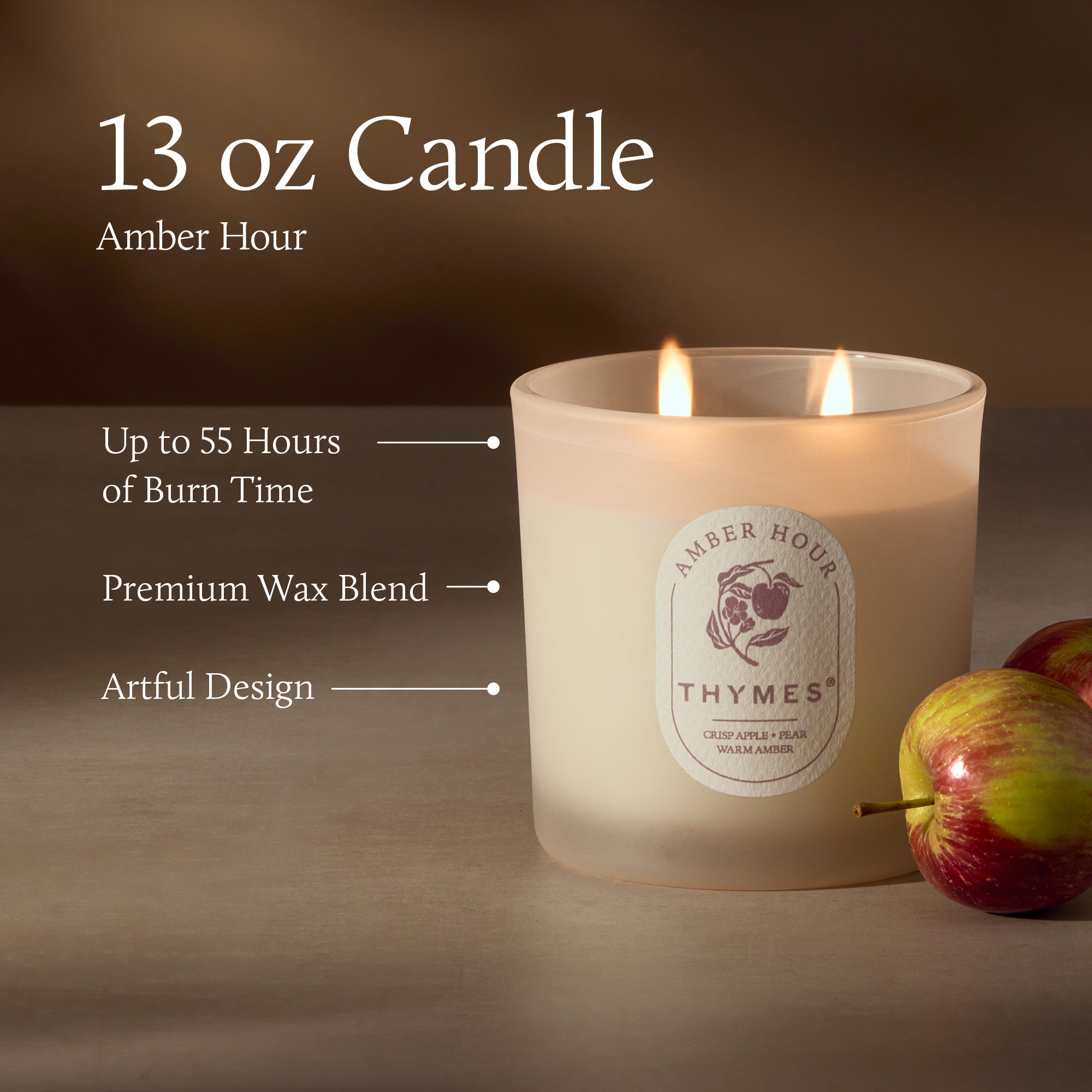 Amber Hour 13 oz 2-Wick Candle - Image 4
