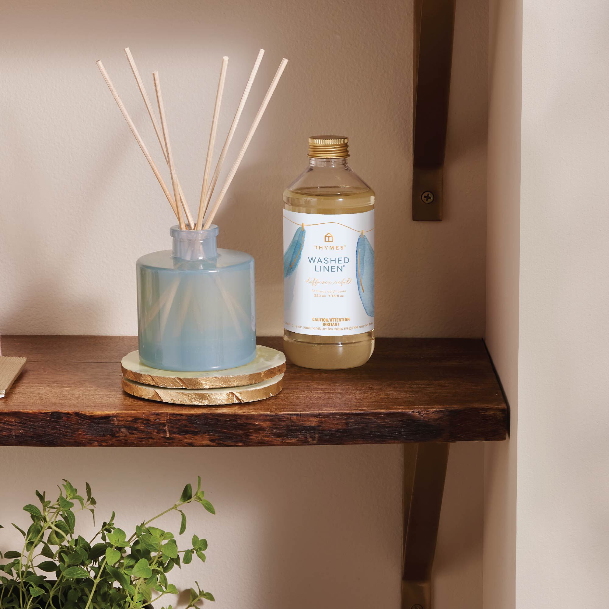 Alternative view of Washed Linen Reed Diffuser Oil Refill