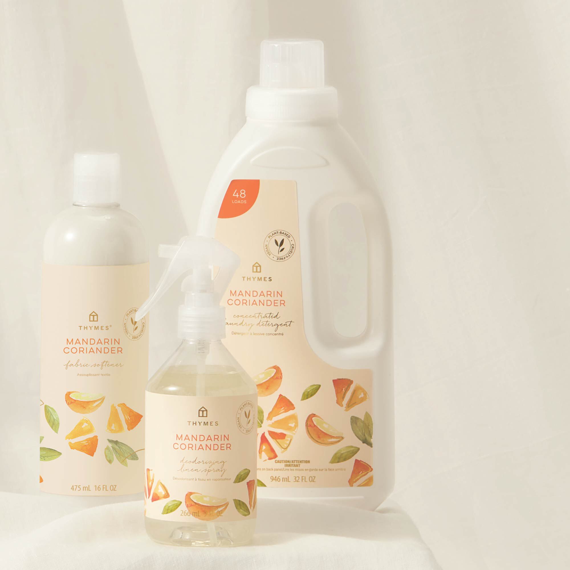 Alternative view of Mandarin Coriander Deodorizing Linen Spray