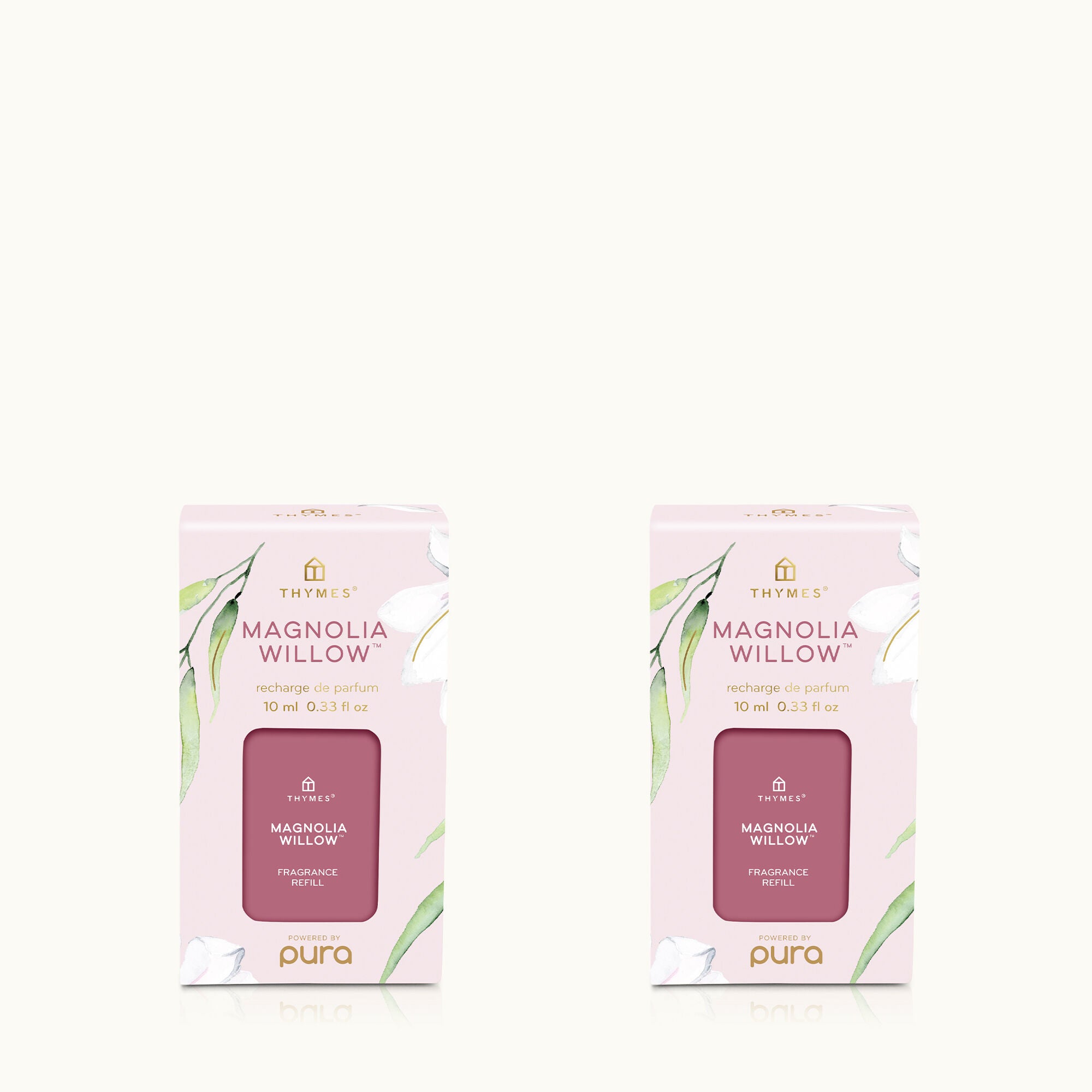 Magnolia Willow Pura Diffuser Refill 2-Pack Bundle